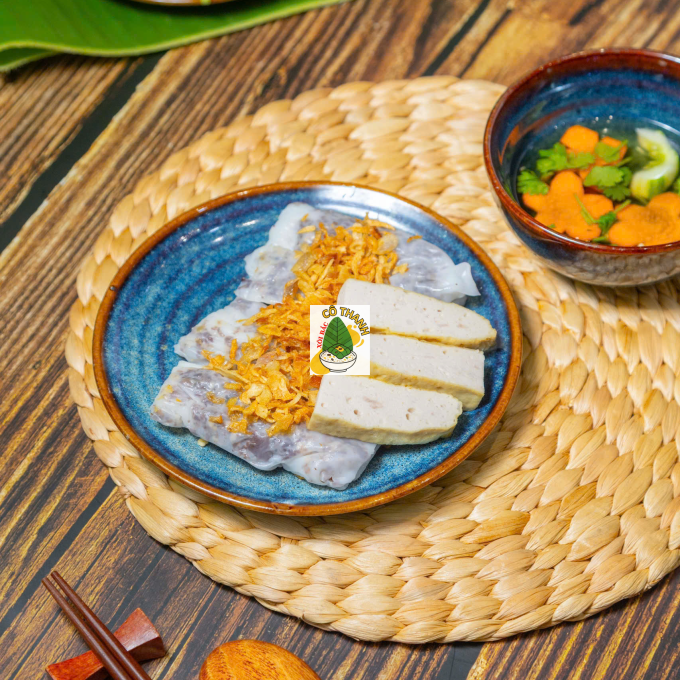 Bánh cuốn giò lụa chả chiên