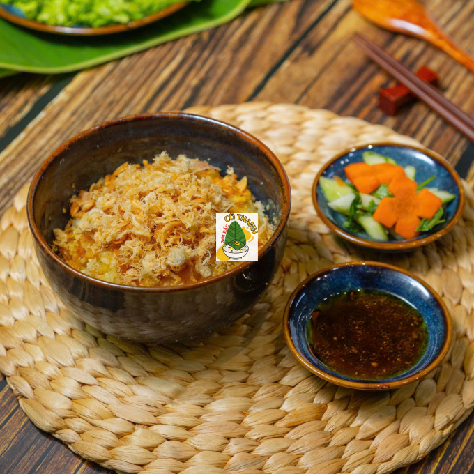 Xôi Xéo Mỡ Hành + Ruốc
